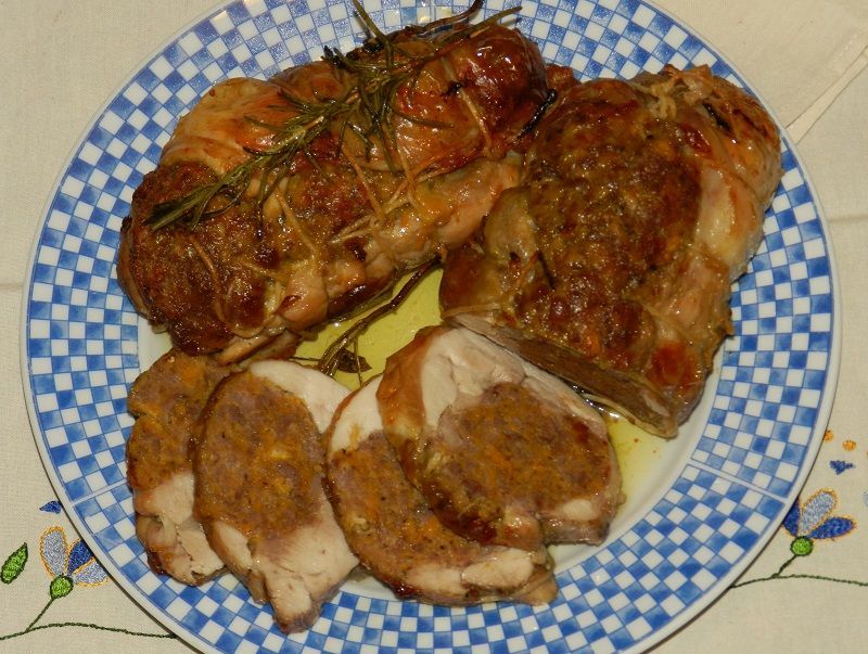 Arrosto di Pollo Farcito