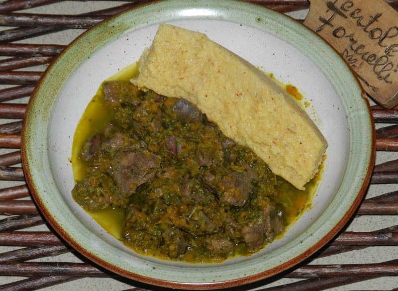 Capriolo con Mela e Spinaci