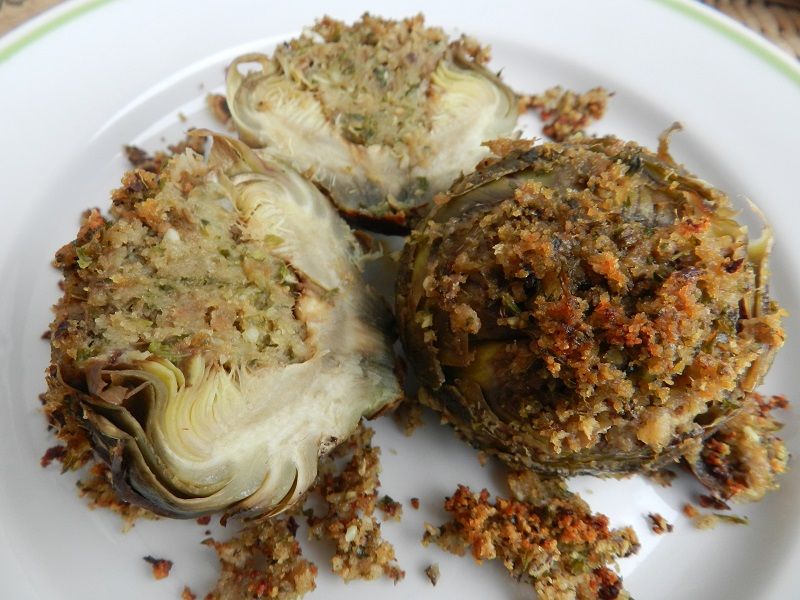 Carciofi Ripieni al Forno (Variante)