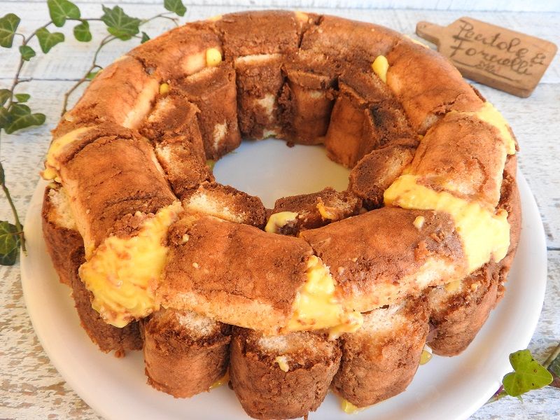 Ciambella Crema Pasticcera e Ricotta