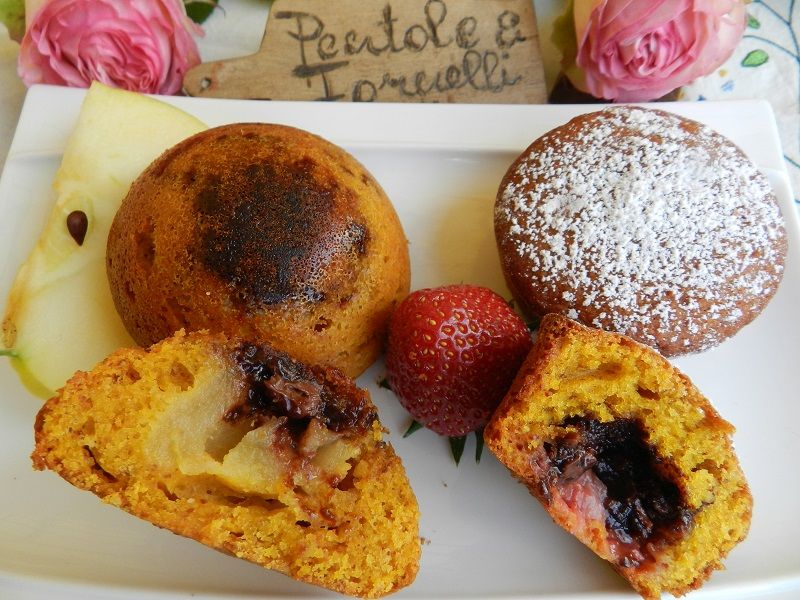 Muffin alle Fragole e Copulette alle Mele