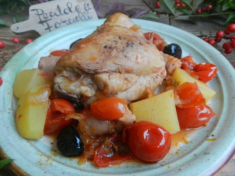 Pollo in Umido