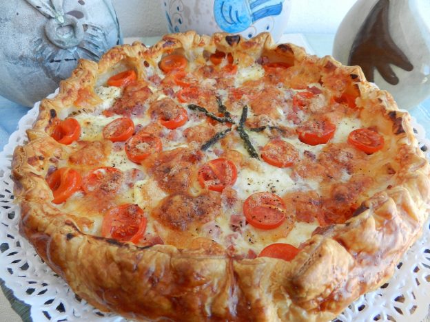 Sfoglia con asparagi selvatici