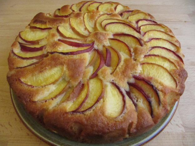 Torta di pesche