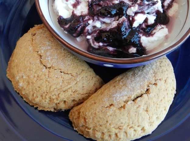 Biscotti con ripieno di more